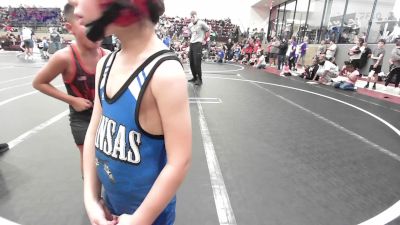 43 lbs Quarterfinal - Cody Vanzant, Bristow Youth Wrestling vs Jack Scott, Kansas Young Guns