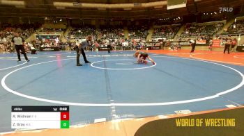 46 lbs Round Of 32 - Richard Widman, F-5 Grappling vs Zeke Gray, MilLard South Wrestling Club