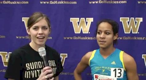 Lauren Bonds after mile at 2011 Flotrack Husky Classic