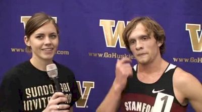 Andrew Berberick after mile at 2011 Flotrack Husky Classic