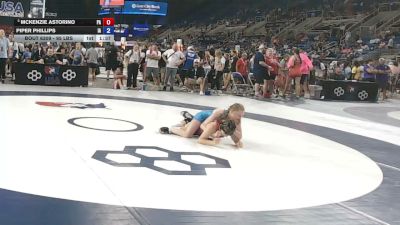 95 lbs Champ. Rd Of 16 - McKenzie Astorino, Pennsylvania vs Piper Phillips, Iowa