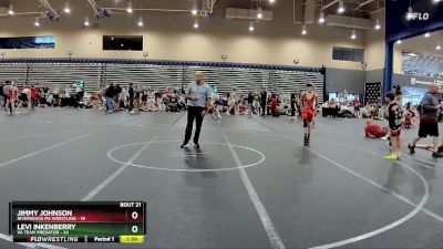 110 lbs Round 6 (8 Team) - Levi Inkenberry, VA Team Predator vs Jimmy Johnson, Riverheads MS Wrestling