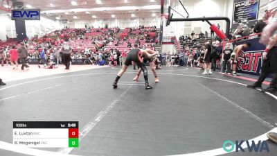 105 lbs Consolation - Emerson Luxton, Bartlesville Wrestling Club vs Brylan Mcgonigal, Cowboy Wrestling Club