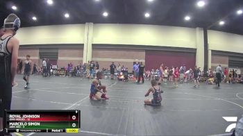 65 lbs Round 2 (6 Team) - Royal Johnson, Ohio Heroes vs Marcelo Simon, ARES Red