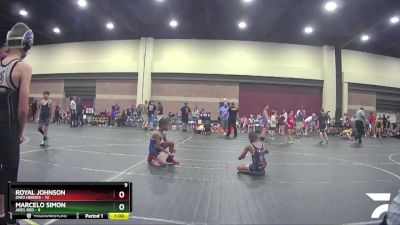 65 lbs Round 2 (6 Team) - Royal Johnson, Ohio Heroes vs Marcelo Simon, ARES Red