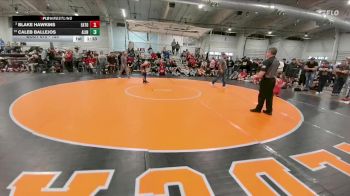 120 lbs Champ. Round 3 - Blake Hawkins, Eaton vs Caleb Ballejos, Alameda International