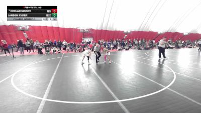 12U Boys - 92 lbs Champ. Round 2 - Austin Eschler, Team Nazar Training Center vs Elijah Baillod, Wisconsin