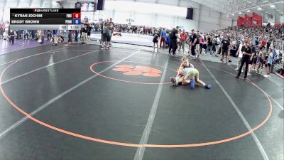 110 lbs Champ. Round 2 - Kyran Jochim, Franklin Wrestling Club vs Brody Brown, Pennsylvania