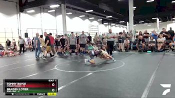 100 lbs Finals (2 Team) - Braiden Lotier, Rebellion vs Tommy Boyce, Steller Trained