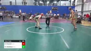 160 lbs Semifinal - Bryce Claypool, Demolition vs Matthew Middleton, Ares