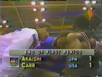 Akaishi (Jpn) vs Nate Carr (USA) bronze medal match