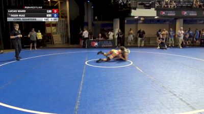 140 lbs Cons. Quarters - Lucas Ward, Elemonators Wrestling vs Tiger Ruiz, NB Elite Wrestling Club