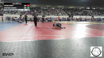 108 lbs Round Of 128 - Ryken Kraft, Bridge Creek Wrestling vs Stryker Church, Berryhill High School