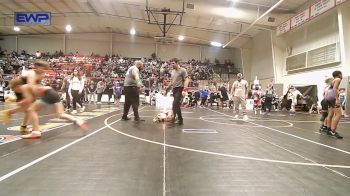 110 lbs Quarterfinal - Boston Heissler, Claremore Wrestling Club vs Trax May, Grove Takedown Club