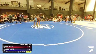 150 lbs Champ. Round 2 - Josue Reyes, WA vs Joseph Lopez, CA