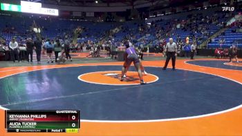 170 lbs Quarterfinal - Alicia Tucker, Plainfield (Central) vs Keyhanna Phillips, Harvey (Thornton)