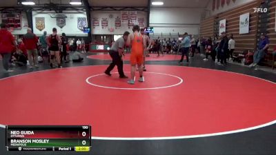 190 lbs Quarterfinal - Branson Mosley, Mediapolis vs Neo Guida, Ottumwa