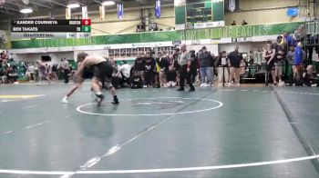 157 lbs Quarterfinal - Xander Courneya, Brighton vs Ben Takats, Perrysburg