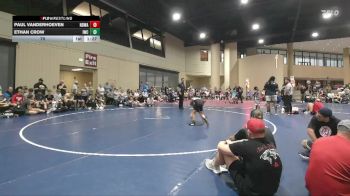 70 lbs Round 5 (6 Team) - Ethan Crow, IronClad WC vs Paul Vanderhoeven, North DeSoto Red WA