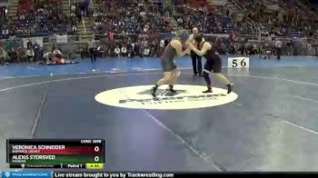 170 lbs Cons. Semi - Alexis Storsved, Mandan vs Veronica Schneider, Bismarck Legacy