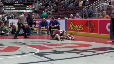 114 lbs First Round - Cruz Little, Faith Christian vs Carter Ickes, Chestnut Ridge