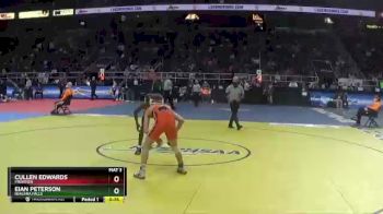 I-102 lbs Cons. Round 2 - Eian Peterson, Niagara Falls vs Cullen Edwards, Frontier