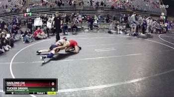 120 lbs Finals (8 Team) - Tucker Driggs, Kansas Copperhead vs Haolong Cai, Team Texas Blue