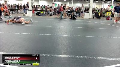 100 lbs Round 5 (6 Team) - Xavier Seabury, Revolution Elite vs Frank Albright, U2 Upstate Uprising