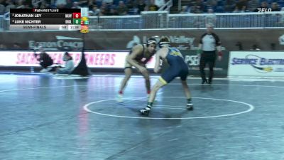 157 lbs Semifinal - Jonathan Ley, Navy vs Luke Nichter, Drexel