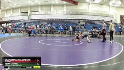 71 lbs Cons. Round 3 - Keian Linnell, Stallions Wrestling Club vs Grayson VanValkenburg, Michigan