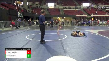 88 lbs 3rd Place Match - Gage Loftin, Team Real Life vs Remington Grunhuvd, Mine Yard Dogs Wrestling Club