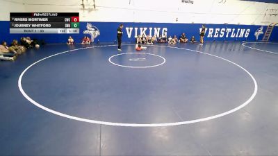 50 lbs Round 1 - Rivers Mortimer, Champions Wrestling Club vs Journey Whitford, Sanderson Wrestling Academy