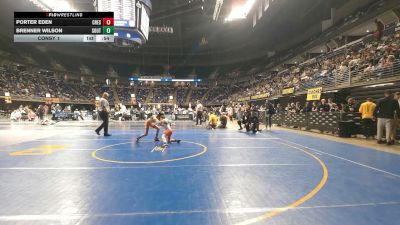85 lbs Consy 1 - Porter Eden, Crestwood vs Brenner Wilson, Southwestern
