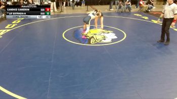 110 lbs Cons. Round 1 - Lit Estrada-a, Unattached vs Candice Cameron, Unattached