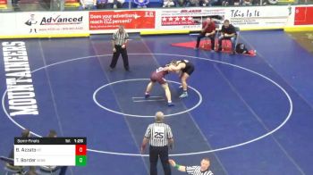 187 lbs Semifinal - Beau Azzato, St. Marys vs Tj Border, Seneca Vly