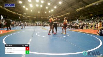 200 lbs 2nd Place - Sydney O'brien, HURRICANE WRESTLING ACADEMY vs Elecktra Locust, Sallisaw Takedown Club