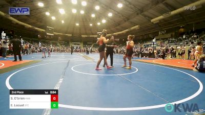 200 lbs 2nd Place - Sydney O'brien, HURRICANE WRESTLING ACADEMY vs Elecktra Locust, Sallisaw Takedown Club