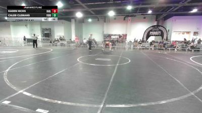 126 lbs Consi Of 8 #2 - Kaden Hicks, Badlands WC vs Caleb Clemans, Ford Dynasty WC