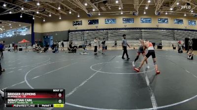 96 lbs Round 7 (8 Team) - Sebastian Cain, Burnett Trained WC vs Bridger Clemons, Richmond WC