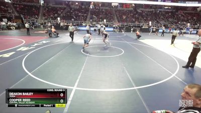 II-145 lbs Cons. Round 5 - Cooper Reed, Central Valley Academy vs Deakon Bailey, Tioga