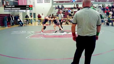 190 lbs 5th Place Match - Jillane Lee, East Valley (Yakima) (Girls) vs Jasmine Hernandez, East Valley (Yakima) (Girls)
