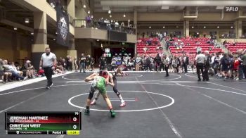 76 lbs Round 1 (6 Team) - Jeremiah Martinez, The Untouchables vs Christian West, $nowmen