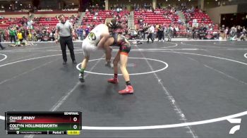 120 lbs Semifinal - Coltyn Hollingsworth, Victory vs Chase Jenny, CWO