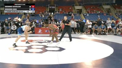 165 lbs Cons. Sub-rd Of 64 - Desmine Goodlow, Arkansas vs Brenden Ging, Nebraska