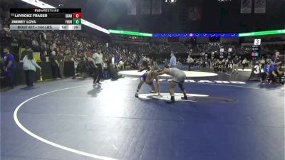 144 lbs Consi Of 16 #2 - Layronz Fraser, Granite Hills (SD) vs Jimmey Loya, Fountain Valley (SS)