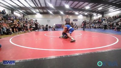 76 lbs Quarterfinal - Kaisen Kelley, Tiger Trained Wrestling vs Coleman Shouse, Cowboy Wrestling Club