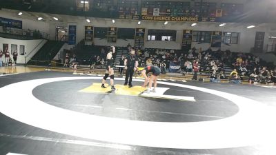 160 lbs Champ. Round 1 - Tiffani Baublitz, East Stroudsburg University vs Draydon Charman, Cedar Crest