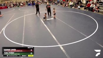 52-57 lbs Quarterfinal - Torii Moren, Centennial Youth Wrestling vs Dominic Owen, White Bear Lake Youth Wrestling