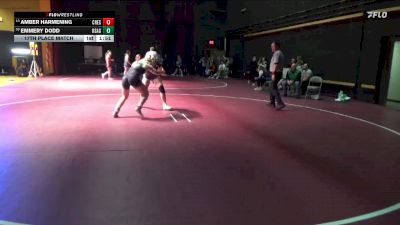 145 lbs 17th Place Match - Amber Harmening, Crestwood vs Emmery Dodd, Osage