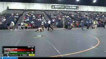 98 lbs Cons. Semi - Talan Parsons, Michigan vs Cooper Foster, North Carolina